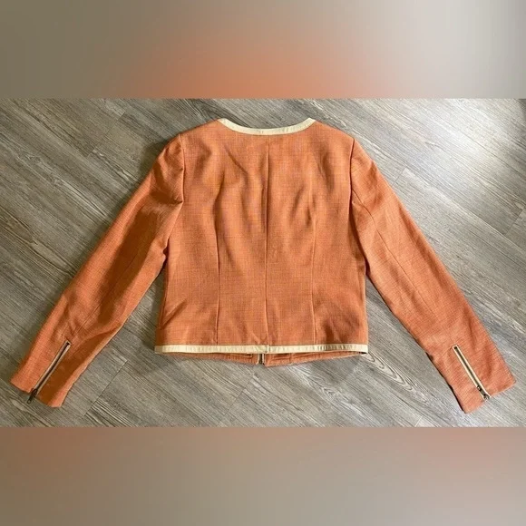 The Limited Orange &,Cream Blazer NWT - Picture 3 of 5